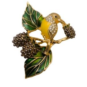 Anne Klein Bird Brooch Pin